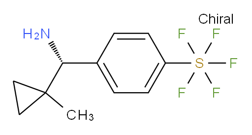 [4-[(S)-Amino(1-methylcyclopropyl)methyl]phenyl]sulfur pentafluoride