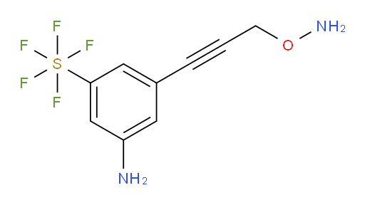 [3-[3-(Aminooxy)-1-propyn-1-yl]benzenamine]sulfur pentafluoride