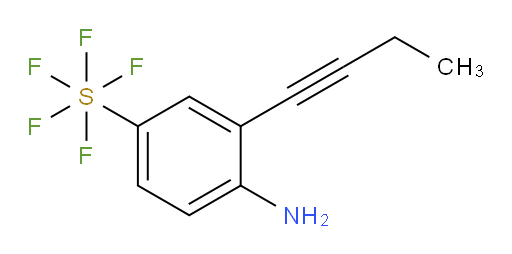 [4-Amino-3-(1-butyn-1-yl)phenyl]sulfur pentafluoride