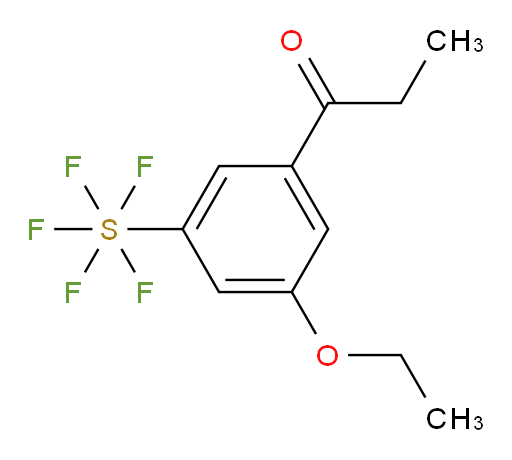[3-Ethoxy-5-(1-oxopropyl)phenyl]sulfur pentafluoride