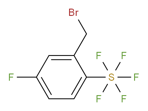 [2-(Bromomethyl)-4-fluorophenyl]sulfur pentafluoride