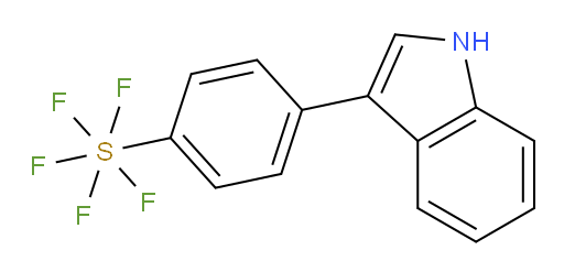[4-(1H-indol-3-y)phenyl]sulfur pentafluoride