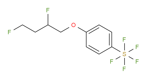 4-(2,4-difluorobutoxy)(pentafluoromercapto)benzene