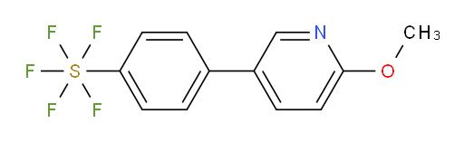 [4-(6-methoxy-3-pyridinyl)phenyl]sulfur pentafluoride