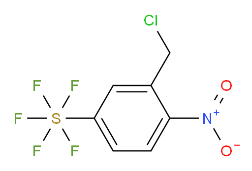 3-(chloromethyl)-4-nitro(pentafluoromercapto)benzene