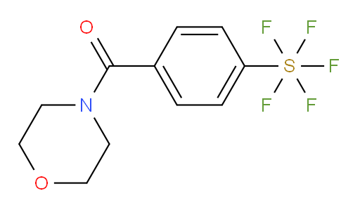 (4-(pentafluoromercapto)phenyl)(morpholino)methanone