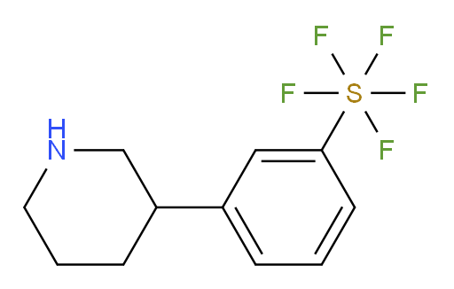 [3-(3-piperidinyl)phenyl]sulfur pentafluoride
