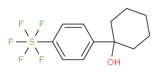 1-(4-(pentafluoromercapto)phenyl)cyclohexanol