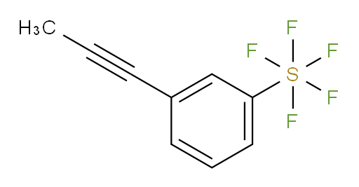 3-(prop-1-yn-1-yl)(pentafluoromercapto)benzene