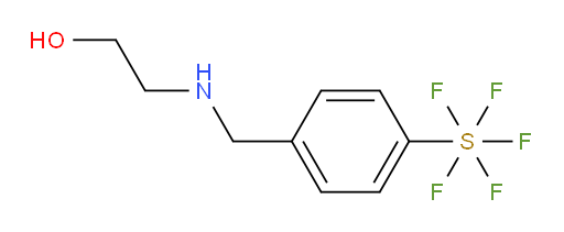 2-((4-(pentafluoromercapto)benzyl)amino)ethanol