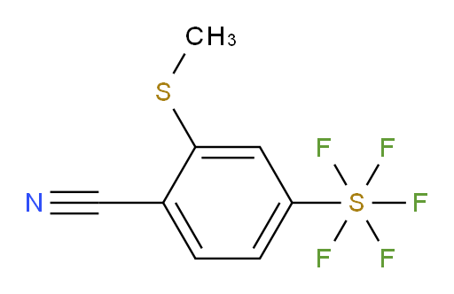 [4-cyano-3-(methylthio)phenyl]sulfur pentafluoride