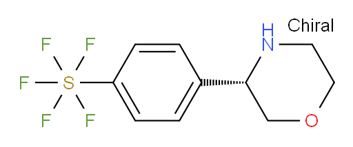[4-[(3S)-3-morpholinyl]phenyl]-sulfur pentafluoride