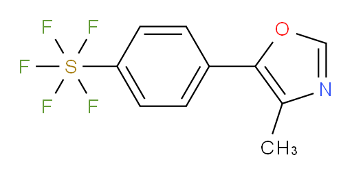 [4-(4-methyl-5-oxazolyl)phenyl]sulfur pentafluoride