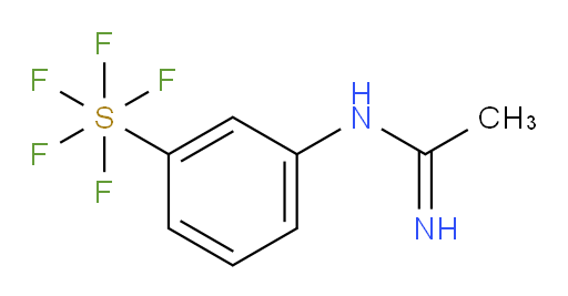 [3-[(1-iminoethyl)amino]phenyl]sulfur pentafluoride