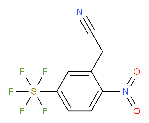 [3-(Cyanomethyl)-4-nitrophenyl]sulfur pentafluoride