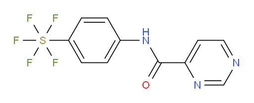 [4-[(4-pyrimidinylcarbonyl)amino]phenyl]sulfur pentafluoride
