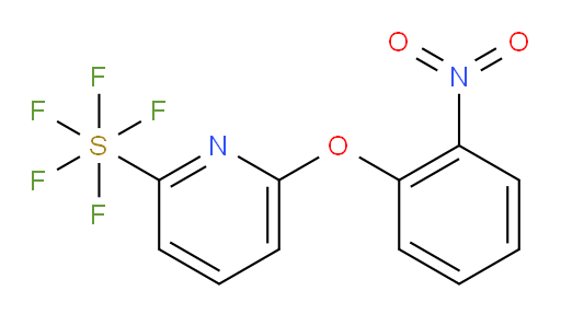 6-(2-nitrophenoxy)pyridine-2-ylsulfur pentafluoride