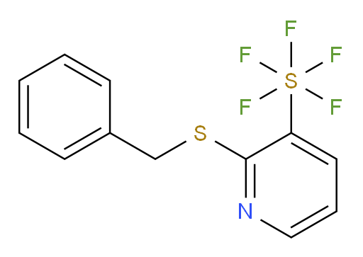 2-(benzylthio)pyridine-3-ylsulfur pentafluoride