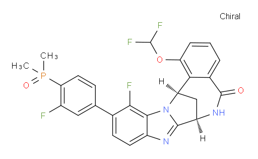 (7R,14R)-1-(difluoromethoxy)-11-[4-(dimethylphosphinyl)-3-fluorophenyl]-12-fluoro-6,7-dihydro-7,14-Methanobenzimidazo[1,2-b][2,5]benzodiazocin-5(14H)--one