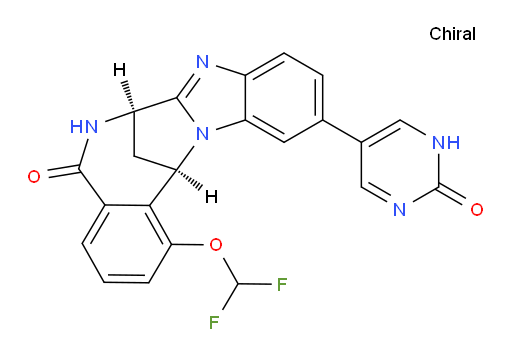 (7R,14R)-1-(difluoromethoxy)-11-(1,2-dihydro-2-oxo-Pyrimidin-5-yl)-6,7-dihydro-7,14-Methanobenzimidazo[1,2-b][2,5]benzodiazocin-5(14H)--one