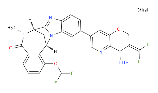 (7R,14R)-11-[4-amino-3-(difluoromethylene)-3,4-dihydro-2H-pyrano[3,2-b]pyridin-7-yl]-1-(difluoromethoxy)-6,7-dihydro-6-methyl-7,14-Methanobenzimidazo[1,2-b][2,5]benzodiazocin-5(14H)--one