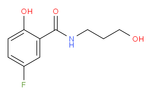5-fluoro-2-hydroxy-N-(3-hydroxypropyl)benzamide