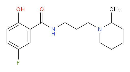 5-fluoro-2-hydroxy-N-(3-(2-methylpiperidin-1-yl)propyl)benzamide