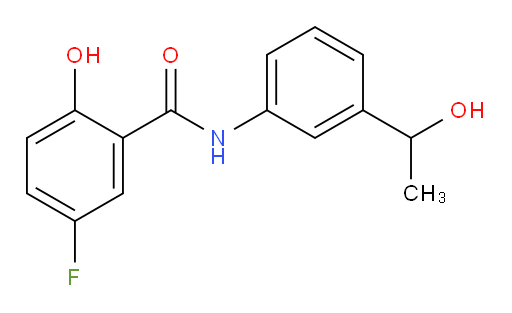 5-fluoro-2-hydroxy-N-(3-(1-hydroxyethyl)phenyl)benzamide