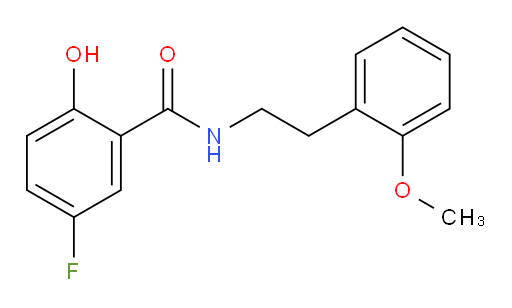 5-fluoro-2-hydroxy-N-(2-methoxyphenethyl)benzamide