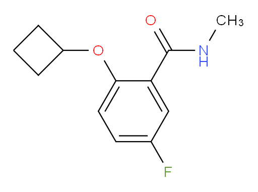 2-cyclobutoxy-5-fluoro-N-methylbenzamide