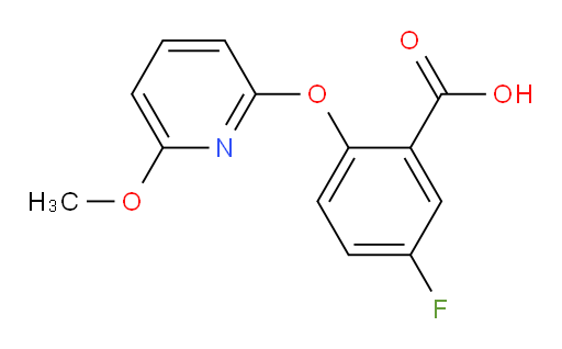 5-fluoro-2-((6-methoxypyridin-2-yl)oxy)benzoic acid