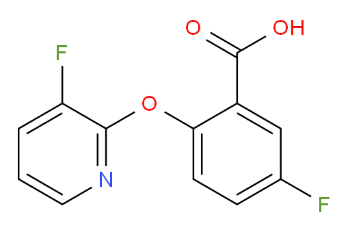 5-fluoro-2-((3-fluoropyridin-2-yl)oxy)benzoic acid