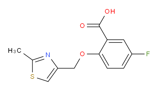 5-fluoro-2-((2-methylthiazol-4-yl)methoxy)benzoic acid