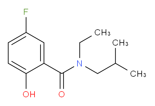 N-ethyl-5-fluoro-2-hydroxy-N-isobutylbenzamide