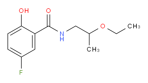 N-(2-ethoxypropyl)-5-fluoro-2-hydroxybenzamide