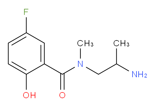N-(2-aminopropyl)-5-fluoro-2-hydroxy-N-methylbenzamide