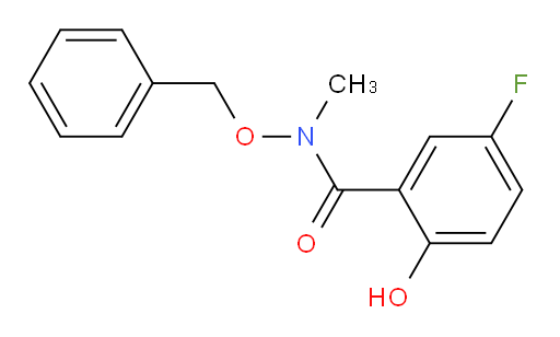 N-(benzyloxy)-5-fluoro-2-hydroxy-N-methylbenzamide