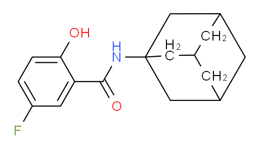 N-(adamantan-1-yl)-5-fluoro-2-hydroxybenzamide