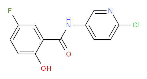 N-(6-chloropyridin-3-yl)-5-fluoro-2-hydroxybenzamide