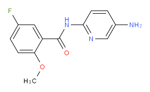 N-(5-aminopyridin-2-yl)-5-fluoro-2-methoxybenzamide