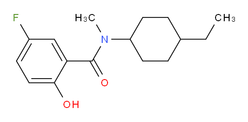 N-(4-ethylcyclohexyl)-5-fluoro-2-hydroxy-N-methylbenzamide