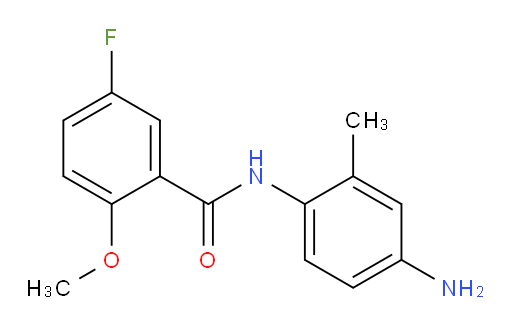 N-(4-amino-2-methylphenyl)-5-fluoro-2-methoxybenzamide