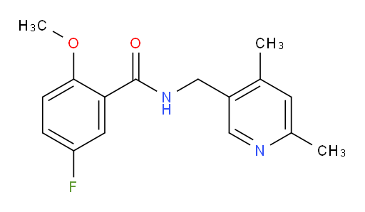N-((4,6-dimethylpyridin-3-yl)methyl)-5-fluoro-2-methoxybenzamide