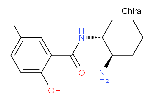 N-((1R,2R)-2-aminocyclohexyl)-5-fluoro-2-hydroxybenzamide