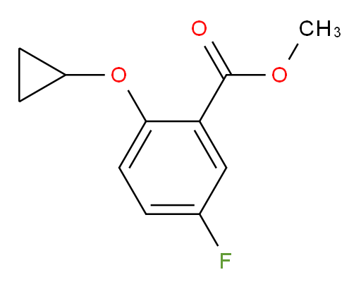methyl 2-cyclopropoxy-5-fluorobenzoate