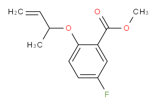 methyl 2-(but-3-en-2-yloxy)-5-fluorobenzoate