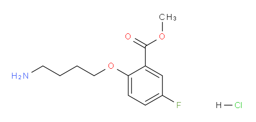methyl 2-(4-aminobutoxy)-5-fluorobenzoate hydrochloride