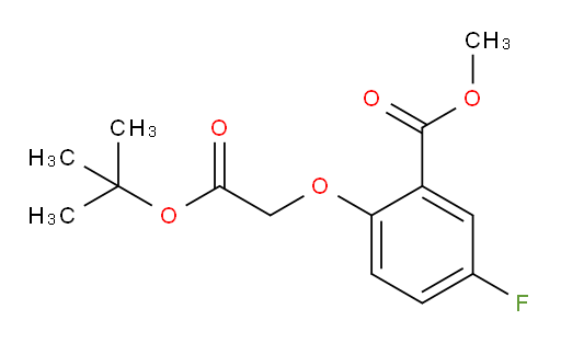 methyl 2-(2-(tert-butoxy)-2-oxoethoxy)-5-fluorobenzoate