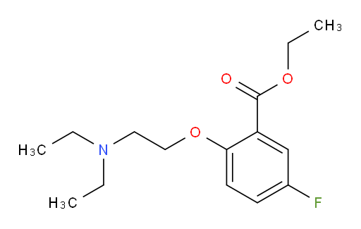 ethyl 2-(2-(diethylamino)ethoxy)-5-fluorobenzoate