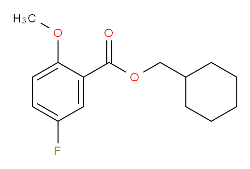 cyclohexylmethyl 5-fluoro-2-methoxybenzoate